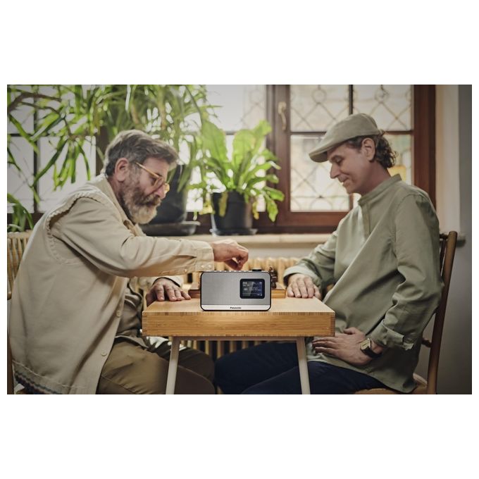 Panasonic RF-D15EG-K Radio Digitale Portatile DAB+ FM Bluetooth 5.0 3W Display LCD 2.4'' colore Nero
