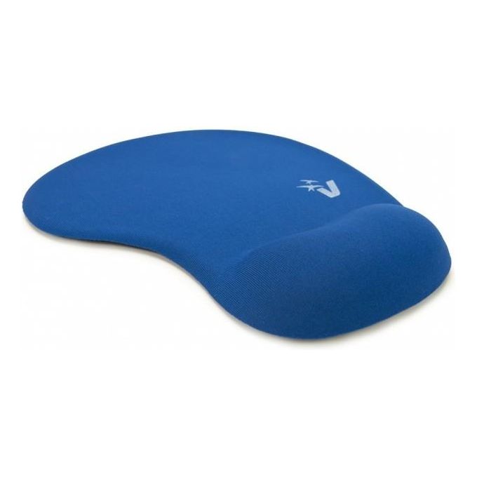 Vultech MP-02B Tappetino per Mouse con Gel Ergonomico Blu