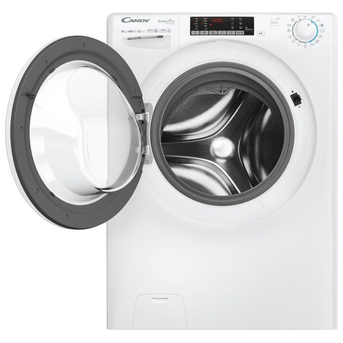Candy CO4104TWM1S Smart Pro Inverter Lavatrice Carica Frontale 10 Kg 1400 rpm Classe A Wi-Fi Bluetooth (85x60x58 cm) colore Bianco