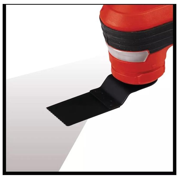 Einhell 4465155 TE-MG 350 EQ Utensile Multifunzione Oscillante 350 W 11000-20000 min^-1 con Accessori colore Nero Rosso