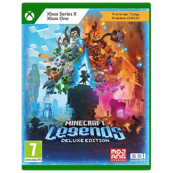 Microsoft XMB-00011 Minecraft Legends Deluxe Edition Gioco Xbox One Xbox Series X Azione Avventura Multiplayer PEGI 7