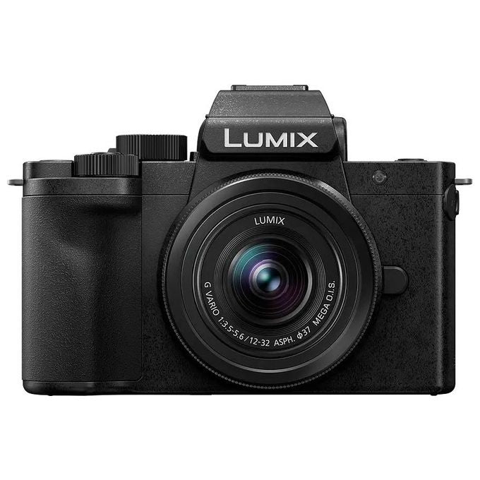 Panasonic DC-G100DKEG-K Lumix G100D Fotocamera Mirrorless 20.3 MP Sensore Micro Four Thirds 4K Video Touchscreen Orientabile Mirino OLED colore Nero