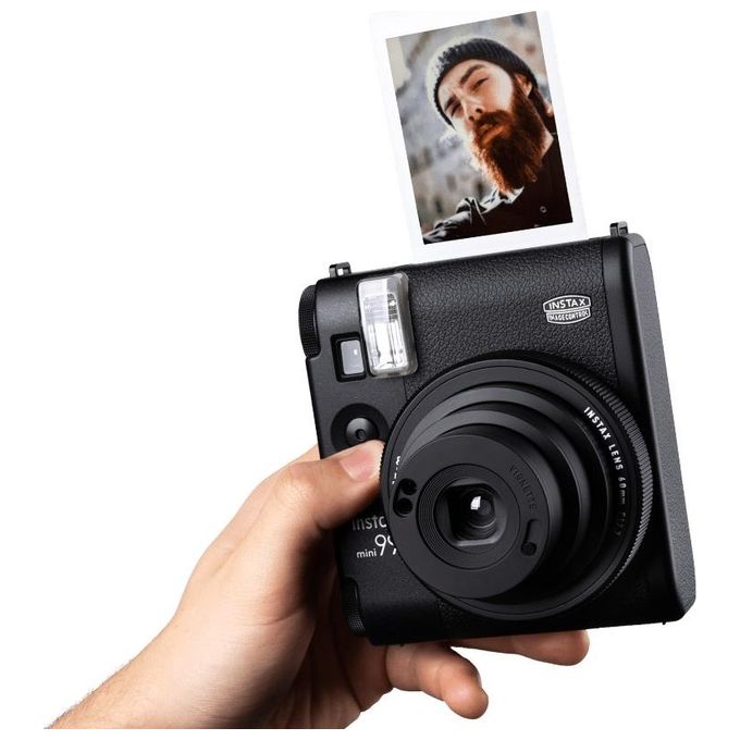 Fujifilm MINI 99 Fotocamera Istantanea 6 Effetti Colore Doppio Scatto Controllo Esposizione e Flash colore Nero