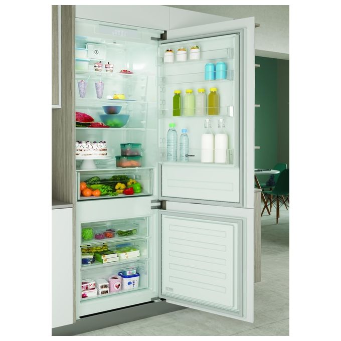 Indesit IND 402 Frigorifero da Incasso Combinato 400 L 193,5 cm Classe E 35 dB Statico No Frost colore Bianco