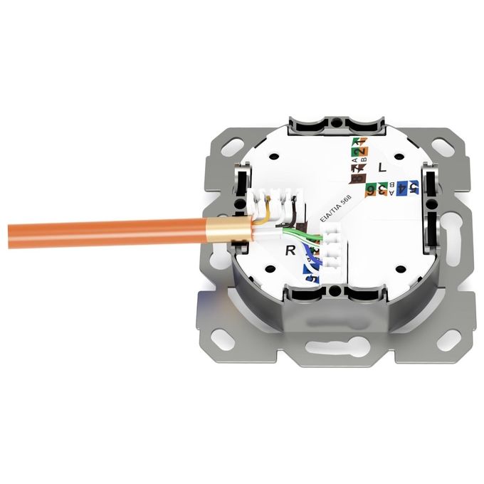 Digitus Digitus Presa di Rete Cat 6a Ea Compatibile con Vari Design Schermata a Incasso