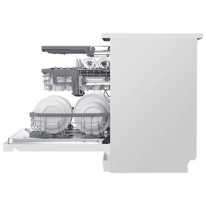LG DF365FWS Lavastoviglie Libera Installazione 14 coperti Classe B 43 dB Wi-Fi TrueSteam QuadWash (85x60x60 cm) colore Bianco