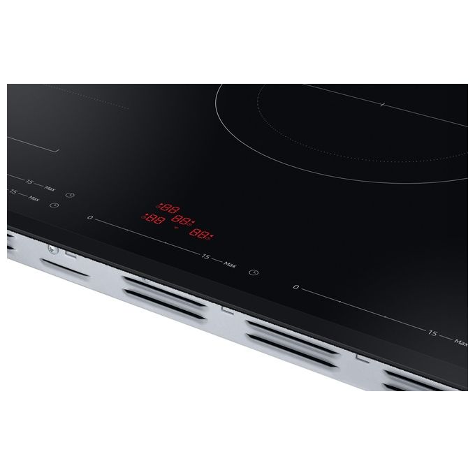 Samsung NZ84C6057KK Piano cottura induzione 80 cm 4 zone Slim Fit Flex Zone Plus 7.4 W Wi-Fi SmartThings 15 livelli colore Nero
