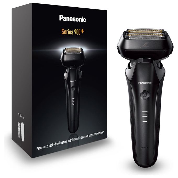 Panasonic ES-LS6A-K803 Serie 900+ Rasoio elettrico uomo Wet and Dry 6 testine autonomia 50 min colore Nero