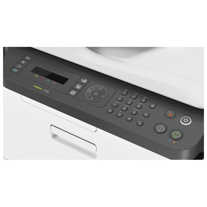 HP Color Laser MFP 179fnw Stampante Multifunzione Colore Laser A4 Usb 2.0 Lan Wi-Fi Bianco