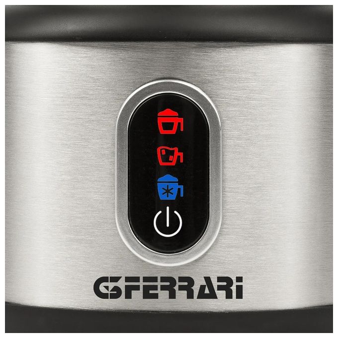 G3 Ferrari G10198 Choco-Lat Montalatte 3 Funzioni 250 ml 600 W Acciaio Inox Touch Screen colore Nero