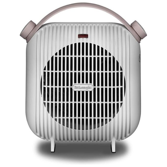 De'Longhi HFS30B24.W Capsule Hobby Termoventilatore da Tavolo 2400W 2 Livelli IP21 Termostato Regolabile colore Bianco