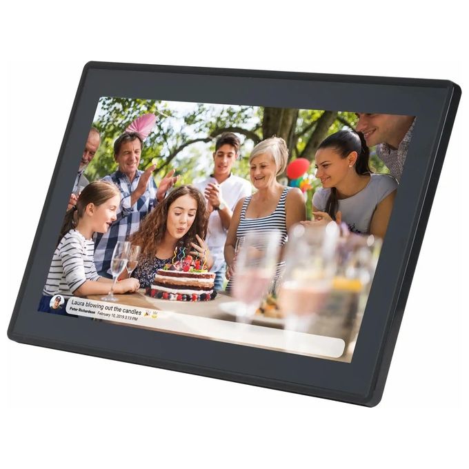 Denver PFF-1515B Frameo Cornice Digitale 15.6'' Touch Screen Wi-Fi 1920x1080 16 GB colore Nero