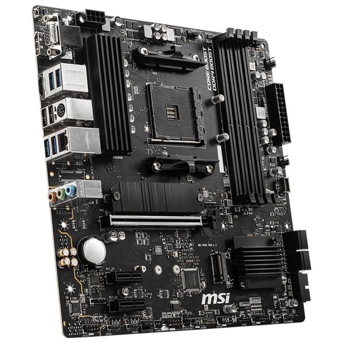 MSI 7C95-017R PRO-VDH Scheda madre micro ATX AMD B550 DDR4 Dual-channel M.2 HDMI 2.1 DisplayPort VGA colore Nero