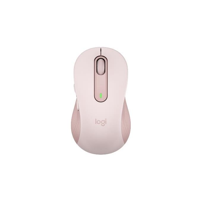 Logitech 910-006237 Signature M650 L Mouse Wireless Full Size Bluetooth Logi Bolt Clic Silenziosi 5 Tasti colore Rosa