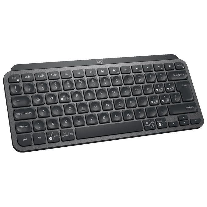 Logitech 920-010488 MX Keys Mini Tastiera Wireless Bluetooth QWERTY Italiano Ricaricabile USB-C Multi-Device colore Grafite