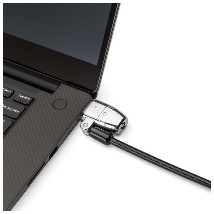 Kensington K68102EU Lucchetto universale per laptop con chiave ClickSafe 2.0 3-in-1 Cavo 180 cm Acciaio al carbonio colore Nero