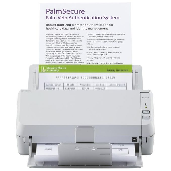 Fujitsu SP-1130N 600x600 Dpi Scanner ADF Grigio A4