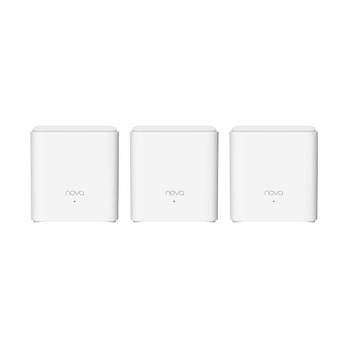 Tenda EX3-3 Sistema Mesh Wi-Fi 6 AX1500 Dual-Band 2.4 GHz 5 GHz copertura 300 m² 3 unita' colore Bianco