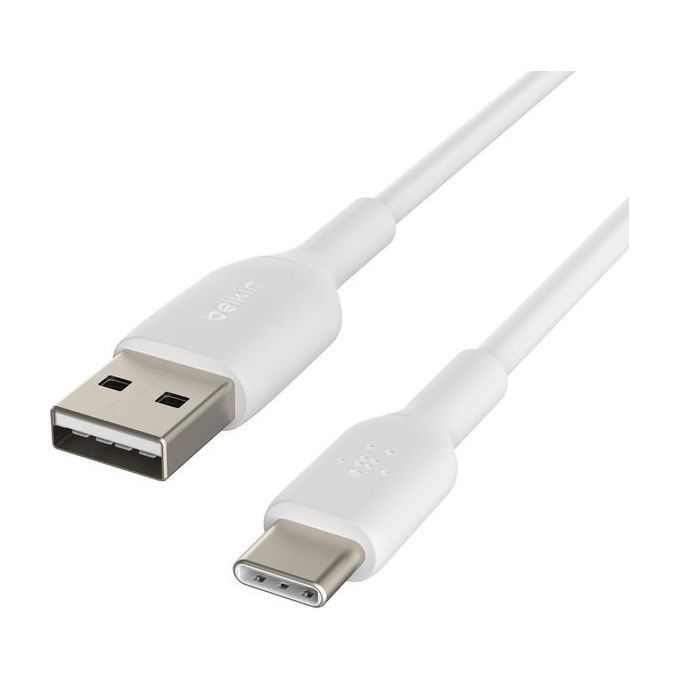 Belkin BoostCharge Cavo USB 1mt USB 2.0 USB A USB C Bianco