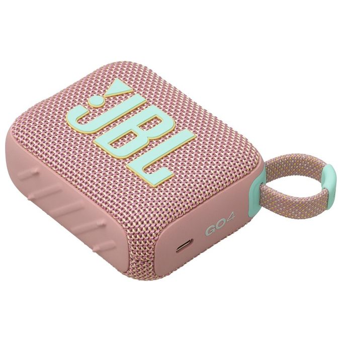 JBL JBLGO4PINK Go 4 Altoparlante Portatile Bluetooth 5.3 4,2 W IP67 Waterproof Antipolvere autonomia 7 h colore Rosa
