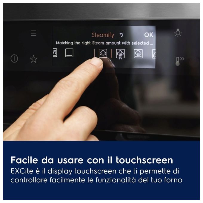 Electrolux KVLBE08X Serie 800 Forno a microonde da incasso Combinato 43 L 1000 W Grill Multifunzione (45x60x57 cm) colore Inox