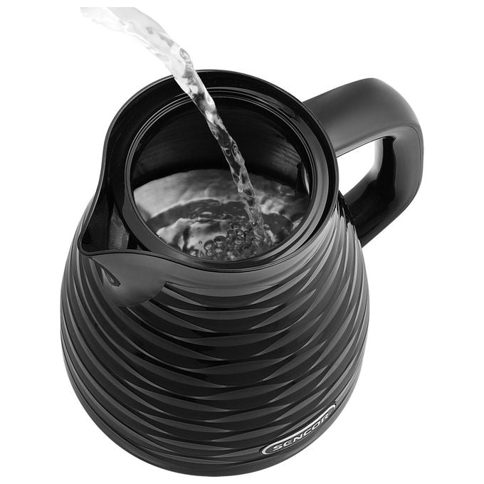 Sencor Bollitore Elettrico 1.7 Litri 2200W Filtro Anticalcare Nero