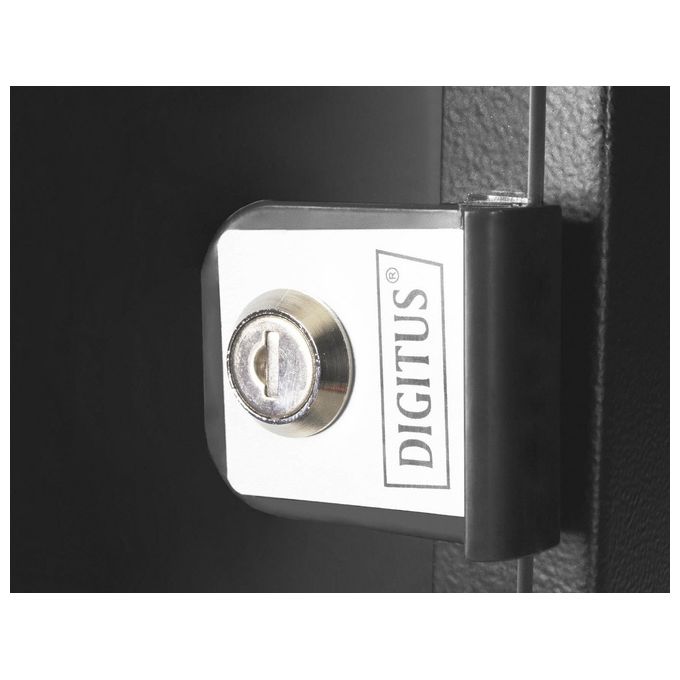 Digitus DN-49105 SOHO Pro Armadio Rack a Parete 10'' 12U 315x300 mm acciaio con serratura colore Nero