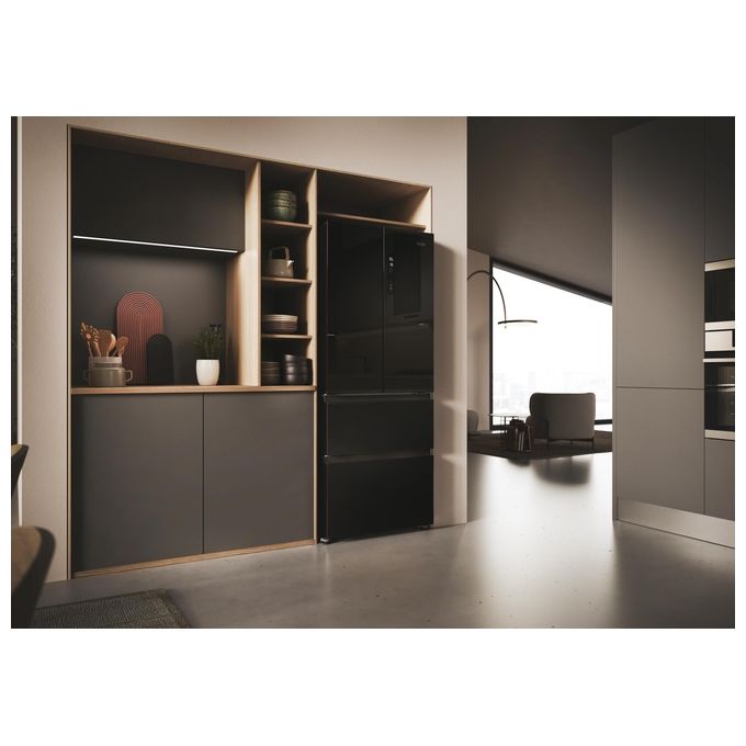Haier HFR3718ENGB FD 70 Series 3 Frigorifero French Door 402 L 177 cm Classe E 37 dB No Frost colore Nero