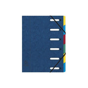 Exacompta Classificatori 6scompart blu
