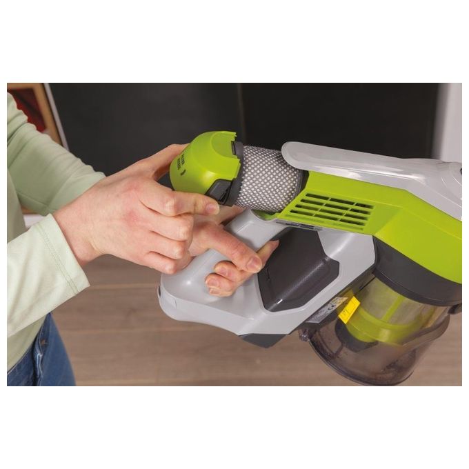 Hoover HF110H HF1 Aspirapolvere Senza Filo Ciclonico Senza Sacchetto 0.9 L 170W autonomia 30 min colore Grigio Lime