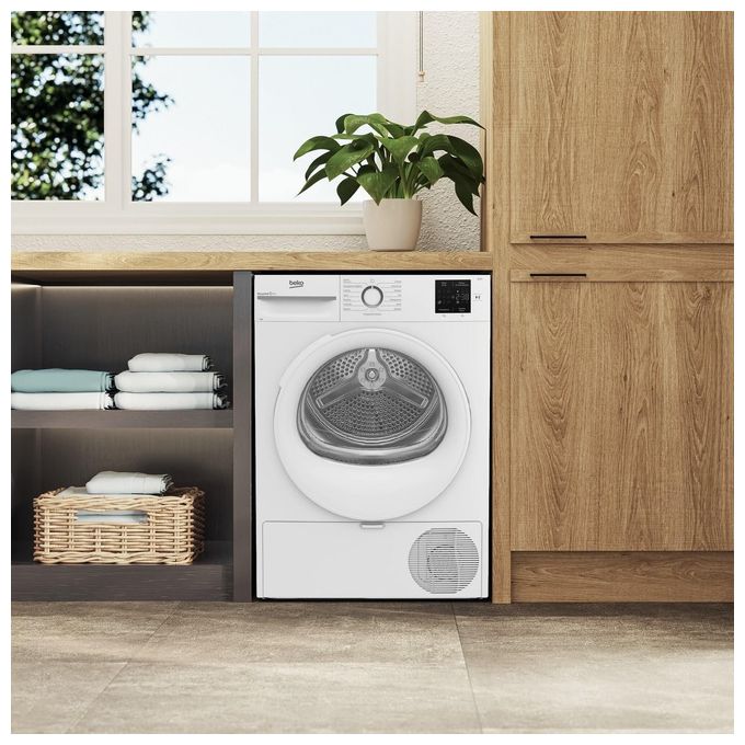Beko BMTR38W Asciugatrice Pompa di Calore 8 Kg Classe D 15 Programmi 64 dB (85x60x55 cm) colore Bianco