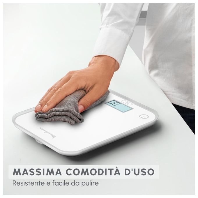Moulinex BN50U0 Bilancia da Cucina Bianca