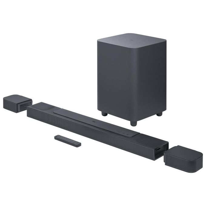 JBL JBLBAR800PROBLKEP Bar 800 Soundbar 5.1.2 Canali Dolby Atmos 720W Subwoofer Wireless 10'' AirPlay Chromecast colore Nero