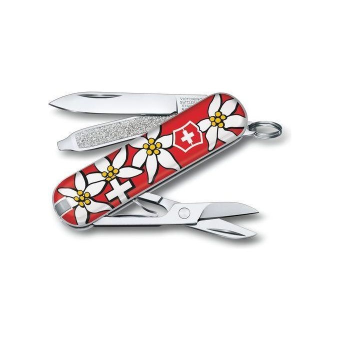 Victorinox 0.6223.840 Classic SD Coltello Multifunzione 7 Funzioni colore Rosso Bianco