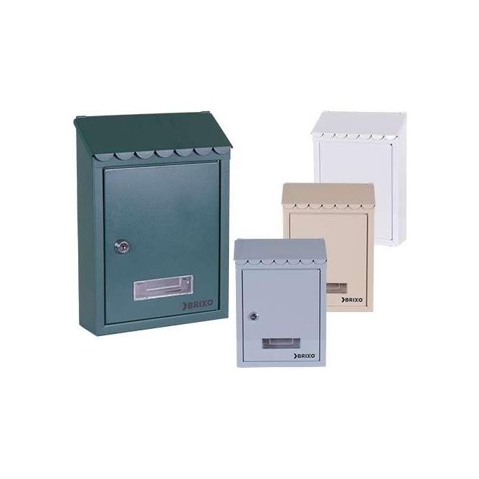 Brixo Brixo Cassetta Postale Popular Grigio C-Tetto