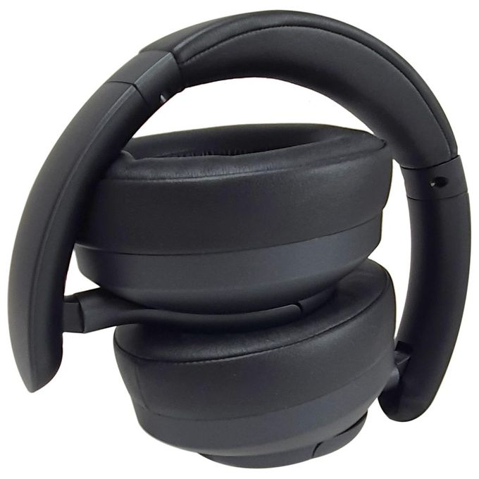 Conceptronic ALVAH02B Cuffie Bluetooth Stereo con Cancellazione Attiva del Rumore Ripiegabili 30 Ore di Autonomia colore Nero