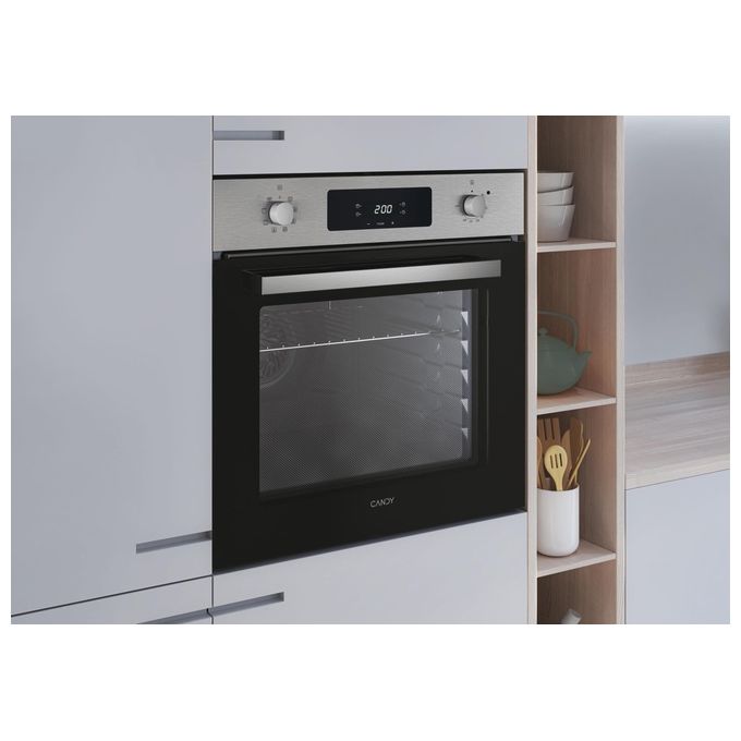 Candy FMCIDC X605-CA Idea Forno da incasso Elettrico Ventilato 65 L Classe A+ Grill Cottura a Vapore 8 Programmi (60x60x60 cm) colore Inox
