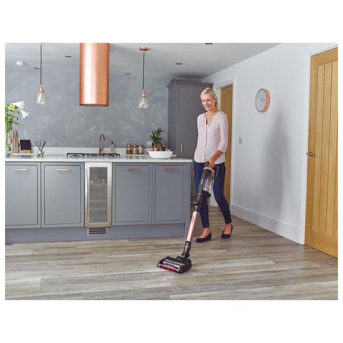 Shark IZ400EU Stratos Aspirapolvere a Bastone 2 in 1 Senza Filo DuoClean PowerFins Plus autonomia 60 min colore Nero Pesca