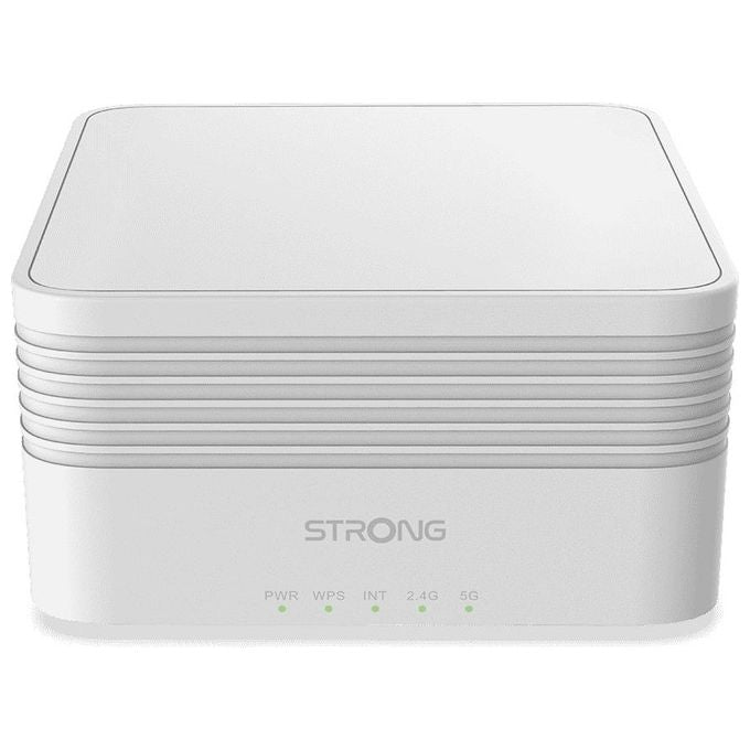 Strong STRONG Atria Wi-Fi Mesh AX3000 ATRIA Mesh AX3000 AddOn Ripetitore Wi-Fi 6 Dual Band 3000 Mbps 3 Porte Gigabit colore Bianco