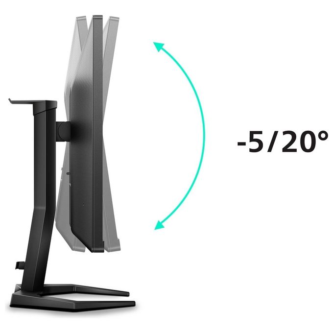 Philips 24M1N3200ZS-00 Evnia Monitor PC 23.8'' Full HD IPS 165Hz 1ms AMD FreeSync Premium colore Nero
