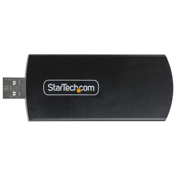 StarTech.com AX54005A-USB-WIFI-6E Chiavetta USB Wi-Fi 6E Tri-Band 2,4 5 6 GHz con Antenna Pieghevole USB 3.0 colore Nero