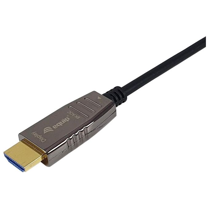 Equip 119452 Cavo ottico attivo HDMI 2.1 20 m 8K-60Hz 4K-120Hz colore Nero