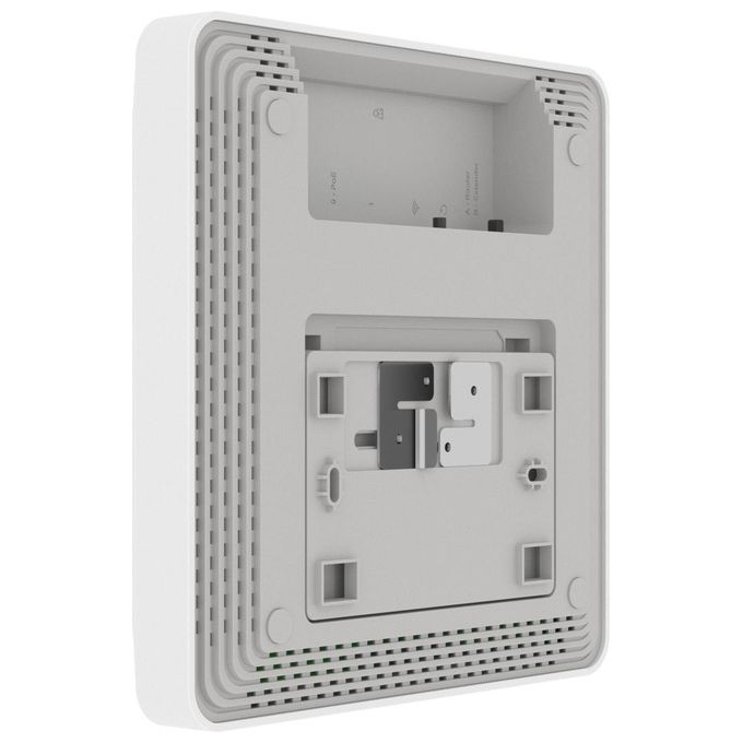 Keenetic KN-3510 Voyager Pro Router-Extender-Access Point Wi-Fi 6 Mesh AX1800 con Smart Switch Gigabit a 2 Porte e Power over Ethernet colore Bianco