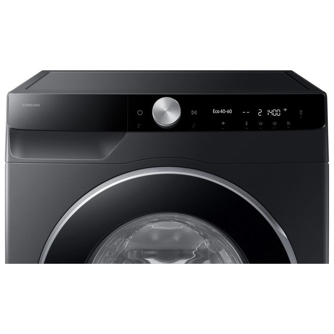 Samsung WW10FG6U94LBU3 AI Control Lavatrice Carica Frontale 10 Kg 1351 rpm Classe A Ecodosatore WiFi Vapore (85x60x56 cm) colore Nero
