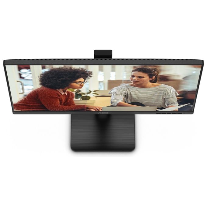 AOC Q27E3UMF Essential-line Monitor LED QHD 27'' 2560x1440 Pixel 75Hz VA Flicker Free Low Blue Light Regolazione Altezza Rotazione Girevole Altoparlanti Integrati Hub USB colore Nero
