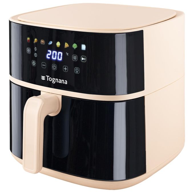 Tognana D2DFA05IRCHA Iridea Friggitrice ad aria 8 L 2000 W 8 programmi display digitale colore Champagne