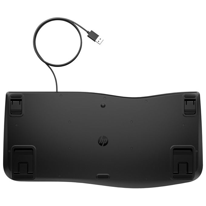 HP 8T6M1AA Tastiera cablata 480 Comfort Full-size USB con tasti programmabili e inclinazione regolabile colore Nero