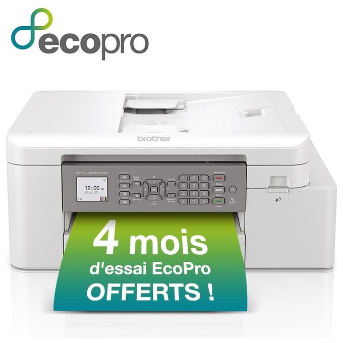 Brother MFC-J4340DWE Stampante Multifunzione Inkjet A4 4 in 1 Wi-Fi Duplex ADF 20 fogli Vassoio 150 fogli colore Bianco