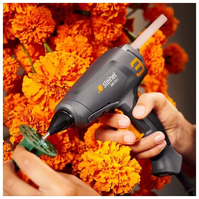 Steinel 085360 GlueMatic 3011 Pistola Incollatrice a Caldo 45W 16 g-min ugello intercambiabile in valigia