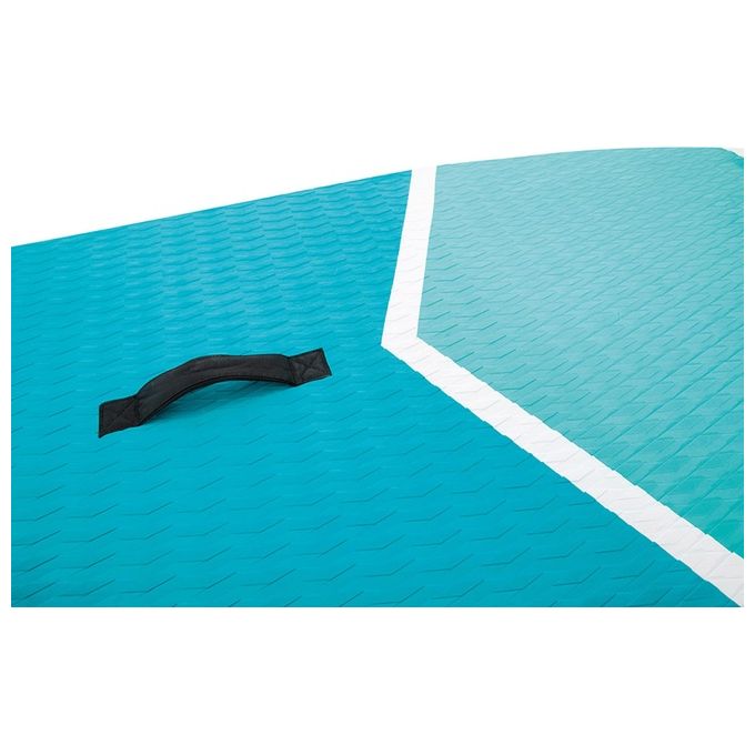 Intex 68241NP Aqua Quest 240 Youth Tavola Gonfiabile da SUP Portata Massima 90 Kg con Tecnologia Drop Stitch e Grip Pad in EVA colore Celeste